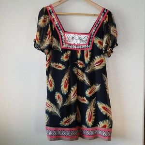 Feathers & Lace Dress/Tunic